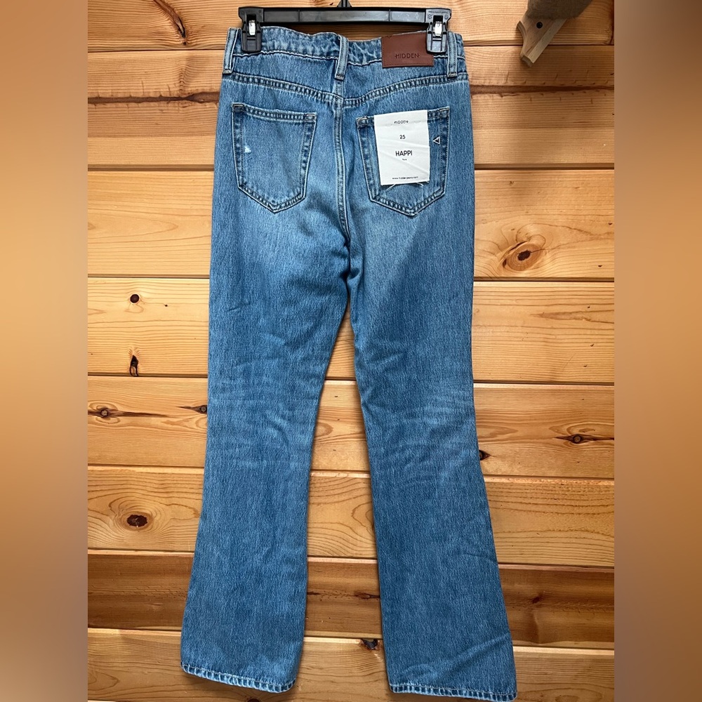 Hidden Women’s Happi Split Cut Bootcut Jean - Picture 2 of 6